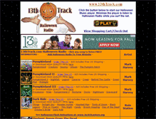 Tablet Screenshot of 13thtrack.com